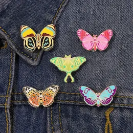 Broszki Pin dla kobiet moda męska owad motyl emalia rzemiosło płaszcz artystyczny koszula biżuteria metalowa torba Decor broszki i szpilki na sprzedaż