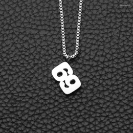 Pendant Necklaces Men Hip Hop 69 Rapper Stainless Steel Digital Number Necklace Jewelry Gifts