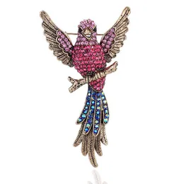 New color full diamond hummingbird brooch high-grade cartoon animal bird brooch coat pin accessories