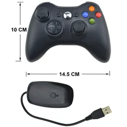 Controller wireless 2.4G di alta qualit￠ GamePad JOYSTICH PLUBILE Preciso GamePad per Xbox360/PS3/PC Microsoft X-Box Controller con logo e imballaggio al dettaglio