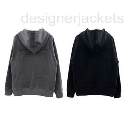 Herrtr￶jor tr￶jor designer m￤n och kvinnor h￶gkvalitativa huva skjortor 100%bomullstyg klisterm￤rke par mode casual pullover gipz