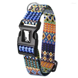 Colarinho de cachorro 3,8 cm de colarinho impresso Martingale nylon ajustável para cães grandes produtos exclusivos por atacado