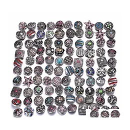 Charm Bracelets Snap Button 12Mm Jewelry Mix Round Bracelet Bangles Necklaces Bk Drop Delivery Dhw6V