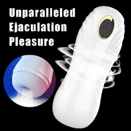 Sex toy massager Cup Dildio for Women 10 Modes Japanese Doll Suction Masturbators Man Sexy Set Vibrator Sex toys Games Long Japan Elastic 0104
