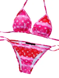 Designer Sexy Bikini Set für Frauen Bandage Badeanzug Zweiteiler Crop Top Bademode Tanga Badeanzug Hohe Taille Beachwear