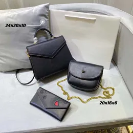 MODE DAMEN Designer Tasche LUXUS 2023 Umhängetasche Schultertasche Handtasche Brieftasche Leder Einkaufstasche Drei Modelle für Dame