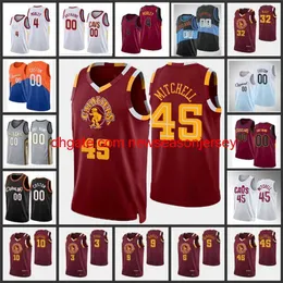 2022 Donovan Mitchell CLE Clevelan Basketball Jerseys Darius Garland arrett Allen Evan Mobley Isaac Okoro Caris LeVert Love Rubio