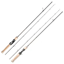 قضبان الغزل تمسك U Ultra Light Rod Rod Carbon Carbon Corping Poles Bait WT 1 5 9G LINE 3 6 LB Trout 230214