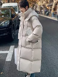 Frauenwesten Pufferjacke für Frauen Herbst Winter verdicken Warmmäntel mit einer übergroßen lockeren koreanischen Mode -Outwear 230215