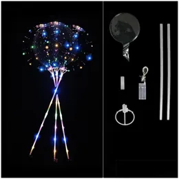 Balloon New Luminous Led Led Balloons с палкой NT Bright Lighted Kids Toy Dostration