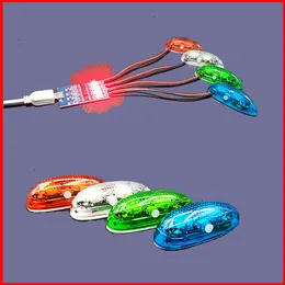 Elettrici/RC Barche ZMR Luce di navigazione wireless 1S Ricaricabile 4 modalità Luci a LED per RC Aereo Hobby Aereo Drone Auto Barca Giocattolo Parte 230214