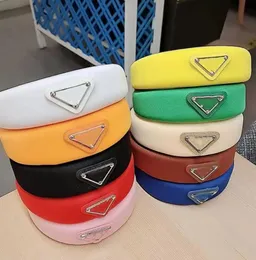 Lyxdesigner svamp pannband h￥rband f￶r kvinnor tjej varum￤rke elastisk bokstav p pannband multicolor modesport fitness pannband huvud wrap