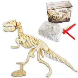 Dinozor Fosil Arkeolojik Dig Dinosaur Diy monte edilmiş iskelet simülasyonu Dinozor Oyuncak Model Bilim Eğitimi El Yapımı Hediye181a