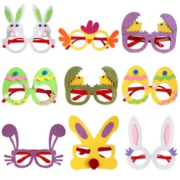 Party-Dekoration, Oster-Brille, Cartoon-Ornamente, seltsame Requisiten, Party-Dekoration für Kinder, Hase, Eierschale, Eier, Brillengestell