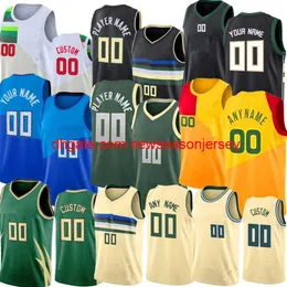 Giannis 34 Antetokounmpo Yannis Basketball Jersey Khris 22 Middleton Jrue 21 Holiday Portis Tucker Brook Lopez Connaughton Forbes Dinzo