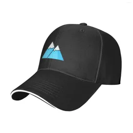 Berets Mountain Cartoon-Hüte, Baseballkappe, verstellbar, Baumwolle oder Polyester, leicht, für Erwachsene, Unisex, Druck, schlichtes Design