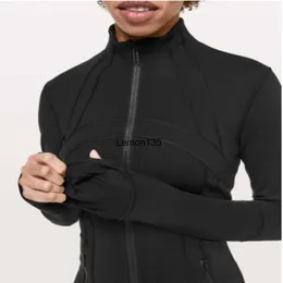 Damen Trainingsanzüge Lu Gym Jacke Definieren Top Sweatshirt Frau Nylon Slim Stehkragen Fitness Sport Laufen Workout Mantel Yoga Activewear mit 2022 Hot Sell66