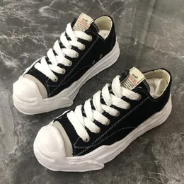 High street mmy tjock botten canva skor mihara män sneakers snörning yasuhiro herr casual skor kvinnor stövlar