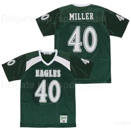 Valley Ranch 40 Von Miller High School Jersey Sport Team Color Green All Stitched Breathable Pure Cotton Top à venda