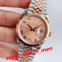 EW Watch Menの直径36mmと3235ムーブメント自動ウォータープルーフサファイアガラスミラー904ストラップ126233