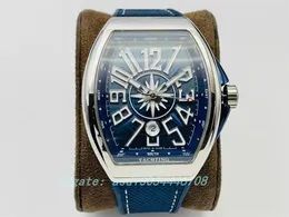 2023 orologi di design orologio ABS V45 diametro 44 mm x 54 mm con ampiezza ad alta frequenza 28800 cassa in vetro zaffiro con struttura a sandwich a specchio movimento 2824