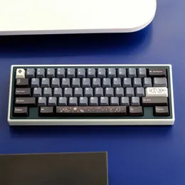 Klavyeler GMK Galaxy 129 Anahtarlar/Set PBT Kiraz Yüksek Boya Süblimasyon Mekanik Klavye MX Switch 61 64 68 87 104 T230215