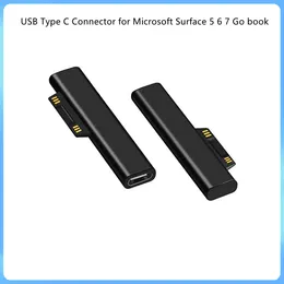 Konsumera elektronik 5st/Lot USB Type C -kontakt för Microsoft Surface Pro 3 4 5 6 Go Plug Power Adapter Converter Laptop Charger Converter