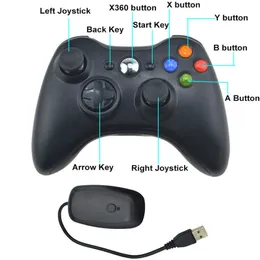 2.4G Wireless Controller Gamepad Precise Thumb Joystick Gamepad For Xbox360/Ps3/PC Microsoft X-BOX Controller With Logo And Retail Packing