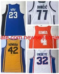 Айвинизион мужчин 23 Rose 4 Bamba 42 Howard 32 Fredette Basketball Jerseys Men Basketball Wear Trainers Trainers Trainers для продажи