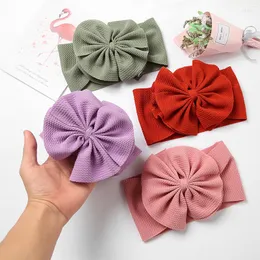 Hair Accessories Double Layer Bows Headband Baby Bubble Turban Wide Head Wraps For Girl DIY Knot Hairband Children Bands Infant