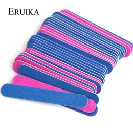 Nail Files 1050100pcs Doublesided 180240 Grit Buffer Buffing Pink Purple Disposable File Manicure Art Tools 230214