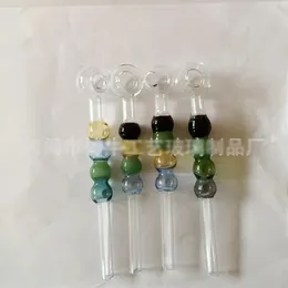 Tubo per bruciatore di olio in vetro Pyrex Tubi di qualità perline multicolori Tubi Great Tube Punte per unghie