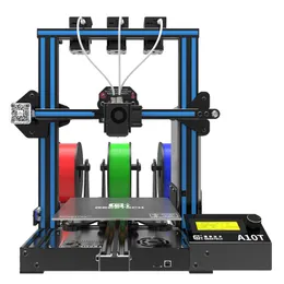 Skrivare Geeetech A10/ A10M/ A10T 3D-skrivarblandningsuppgradering GT2560 V4.0/ 4.1B CONTROLBOBLE OPEN SOURS 220x220x250mm LCD2004 FDM CE