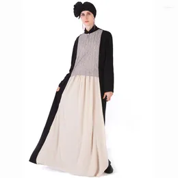 Ethnische Kleidung Middle Osten Mode muslimische Frauen langer Rock Saudi -Arabien Nationales Kostüm Abaya Islamic Ramadan Loose Conservative Kleid