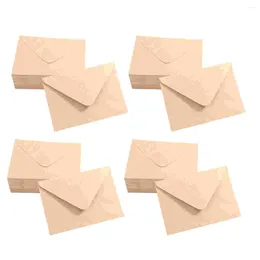 Envelopes de embrulho de presente Saudação de papel PO KRAFT DUPLO POST CARTA CONVITAÇÕES DE CASAMENTO COLO COR MINI CASE CASE ENVELOPE DE CASE