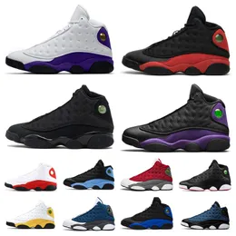 Tênis de basquete Retro 13 13s Midnight Navy Brave Blue Black Cat Hyper Royal Court Purple Starfish Lakers Chicago He Got Game Bred Gym Red Flint Grey Playoffs Sneakers
