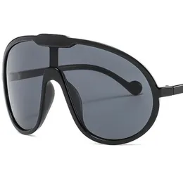 NUOVI occhiali da sole unisex occhiali da sole per PC lenti siamesi occhiali anti-UV occhiali da ciclismo per esterni montatura oversize ornamentale