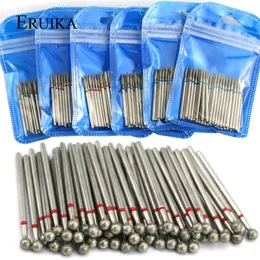 Nail Art Equipment 50pcs/pack Diamond Nail Drill Bit Rotary Burr Sets Electric Milling Cutters for Manicure Nail Clean Accessory Dead Skin Remove 230214