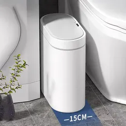 Waste pojemniki inteligentne czujnikowe śmieci mogą elektroniczne automatyczne domowe gospodarstwa domowe toaleta wodoodporne n SEAM SEAM STEAGE BICKET DOM BIN 230215