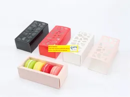 Hızlı Nakliye Düğün Hediyesi Film Kek Bisküvi Macaroon Kutusu ile PVC Pencere