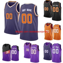 스티치 자수 2022 American Basketball Jerseys Th Anniversary Custom Men NS Devin Booker Chris Paul Mikal Bridges Deandre Ayton Cameron Johnson Biyombo