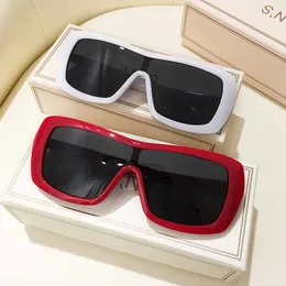 Sonnenbrille MS Neue Sonnenbrille Frauen Übergroße Brillen Farbverlauf Braun Rosa Sonnenbrille für Weibliche Geschenk Marke Designer Uv400 G230214