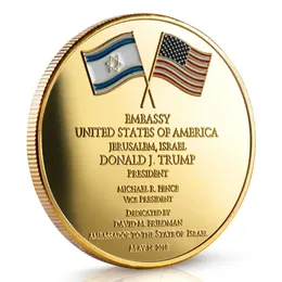 Jerum, Botschaft der Vereinigten Staaten, Trump-Challenge-Münze, gewidmet Mai 14254C