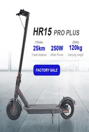 Scooter eléctrico para adultos HR15 Serie 250W Rendimiento fuerte de 25 km15 mmile Carga de resistencia larga 120kg264mph5768937