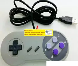 200PCSLOTクラシックUSBコントローラーPCコントローラーゲームパッドJoypad Joystickの交換SNES NESタブレットPC WindowsのスーパーニンテンドーSFの交換