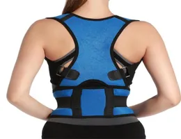 Corrector de postura de espalda ajustable Corturón de soporte de soporte de la clavícula Corrección de postura lumbar del hombro