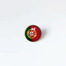 Partys Portugal National Flag Brooch Кубка чемпионата футбола футбольный брошь высокого класса Банкетная вечеринка