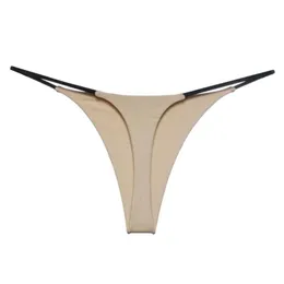 UNWE Thin Strappy Women Thongs and G Strings Plus Size Vita bassa Bikini donna in cotone Tanga intimo S-XL305J