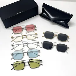 نظارات شمسية إطارات تصميم العلامة التجارية لطيفة Mghka نظارات شمسية لوجه صغير مربع الهذيان UV400 النساء الرجال بصري نظارات 230216