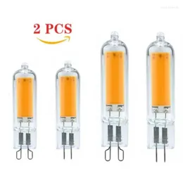 2pcs G9 LED Light Bulbs 7W 9W 12W G4 COB 15W Glass Lamps Replace Halogen Bulb For Pendant Lighting Fixture Chandeliers